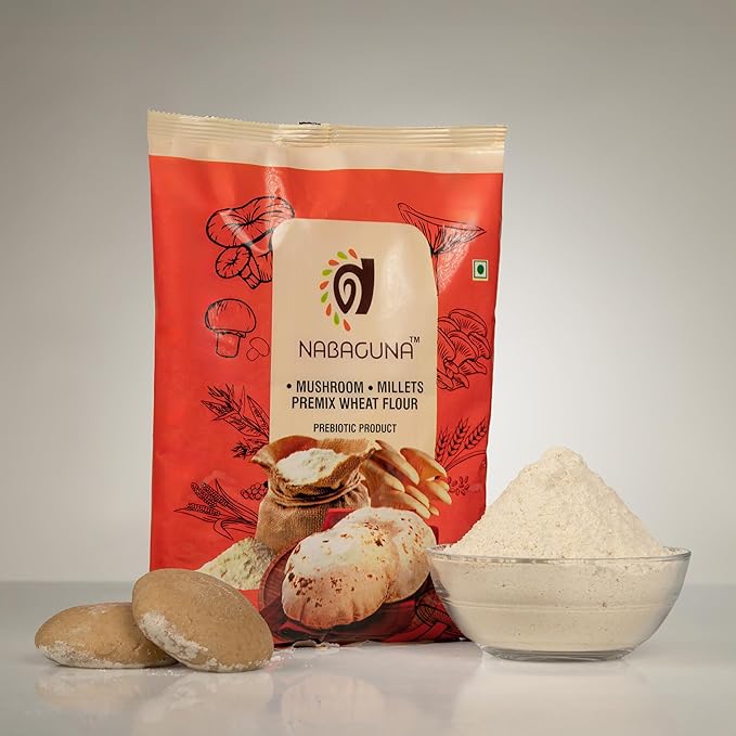NABAGUNA Mushroom Millets Premix Atta