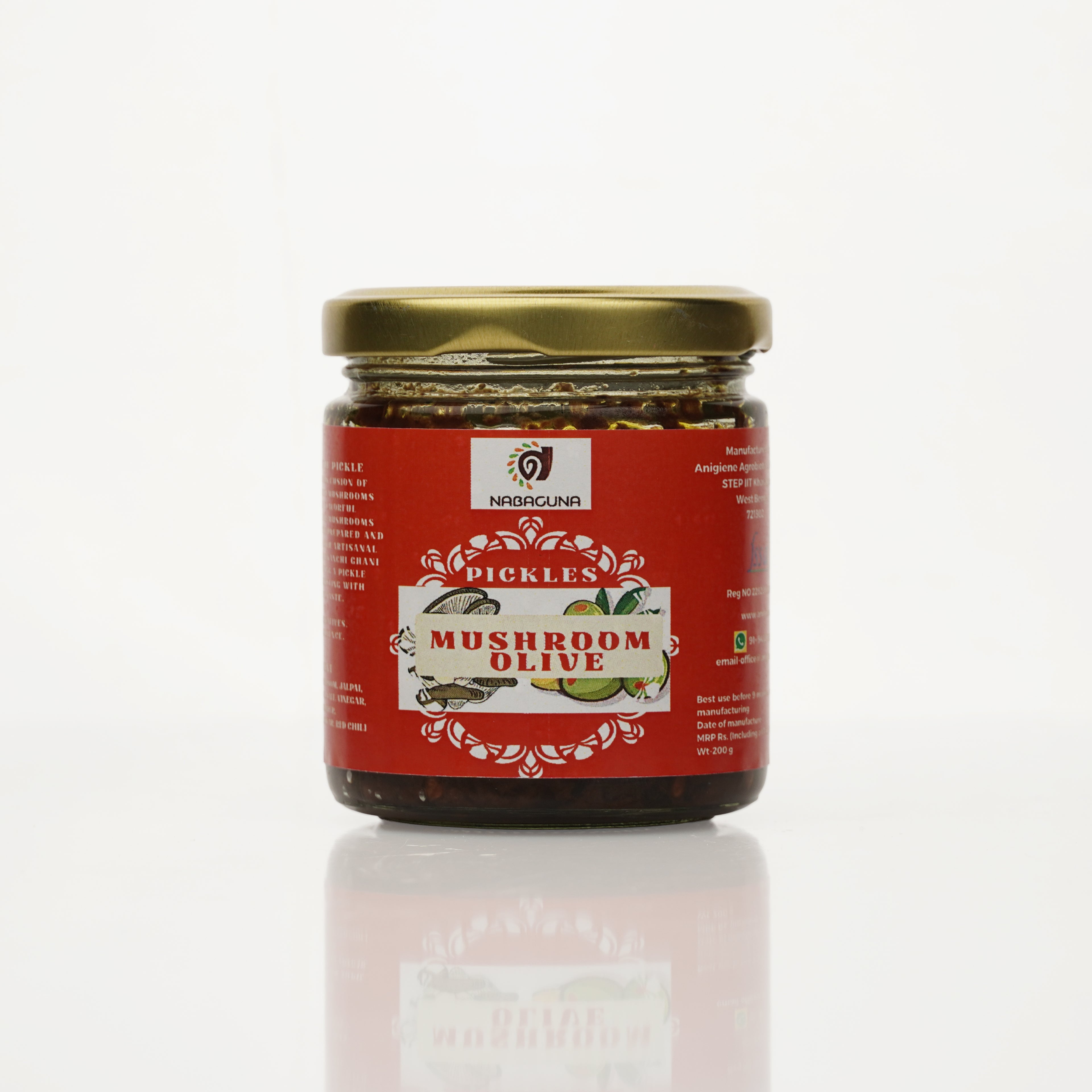 NABAGUNA Mushroom Olive Pickle