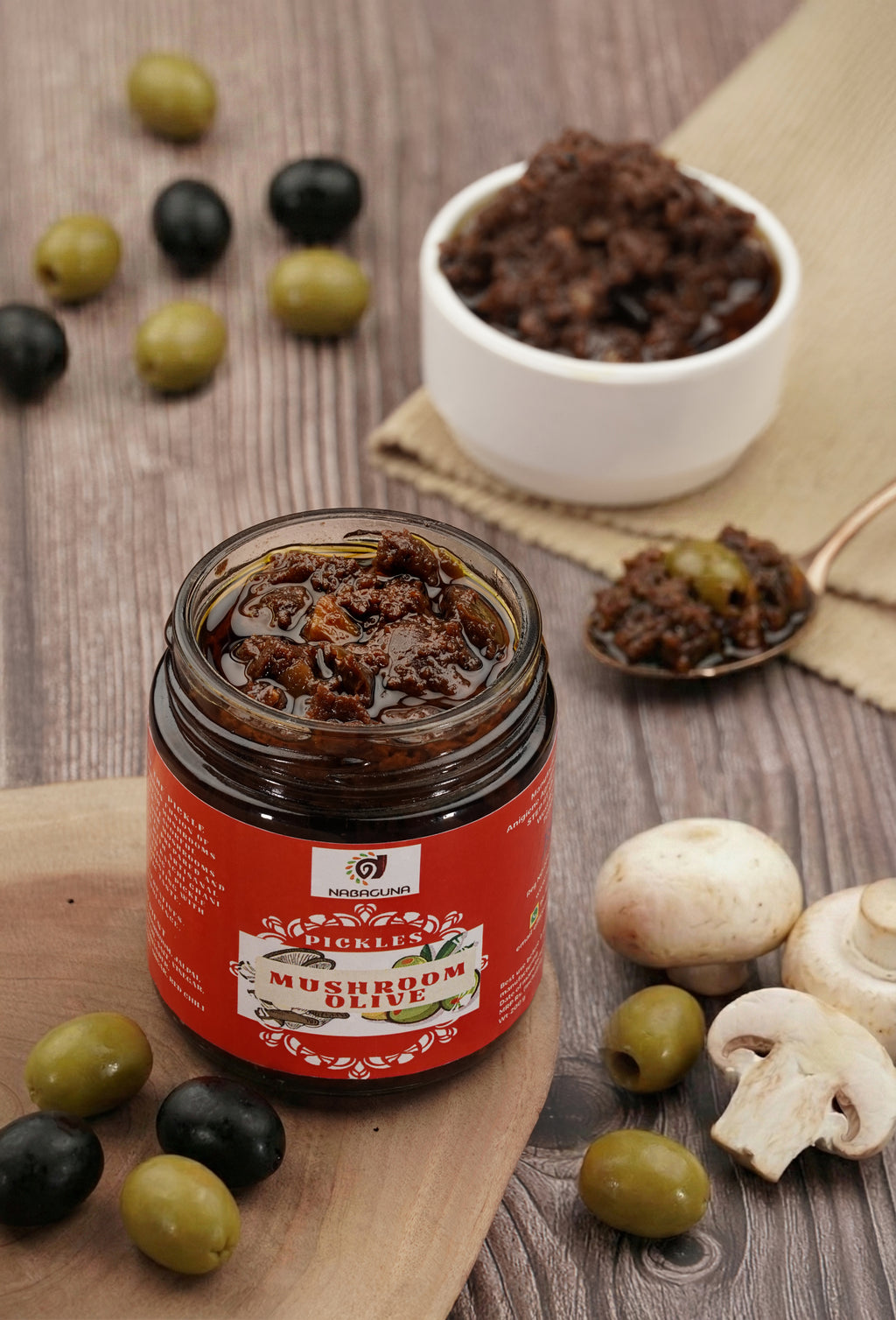 NABAGUNA Mushroom Olive Pickle