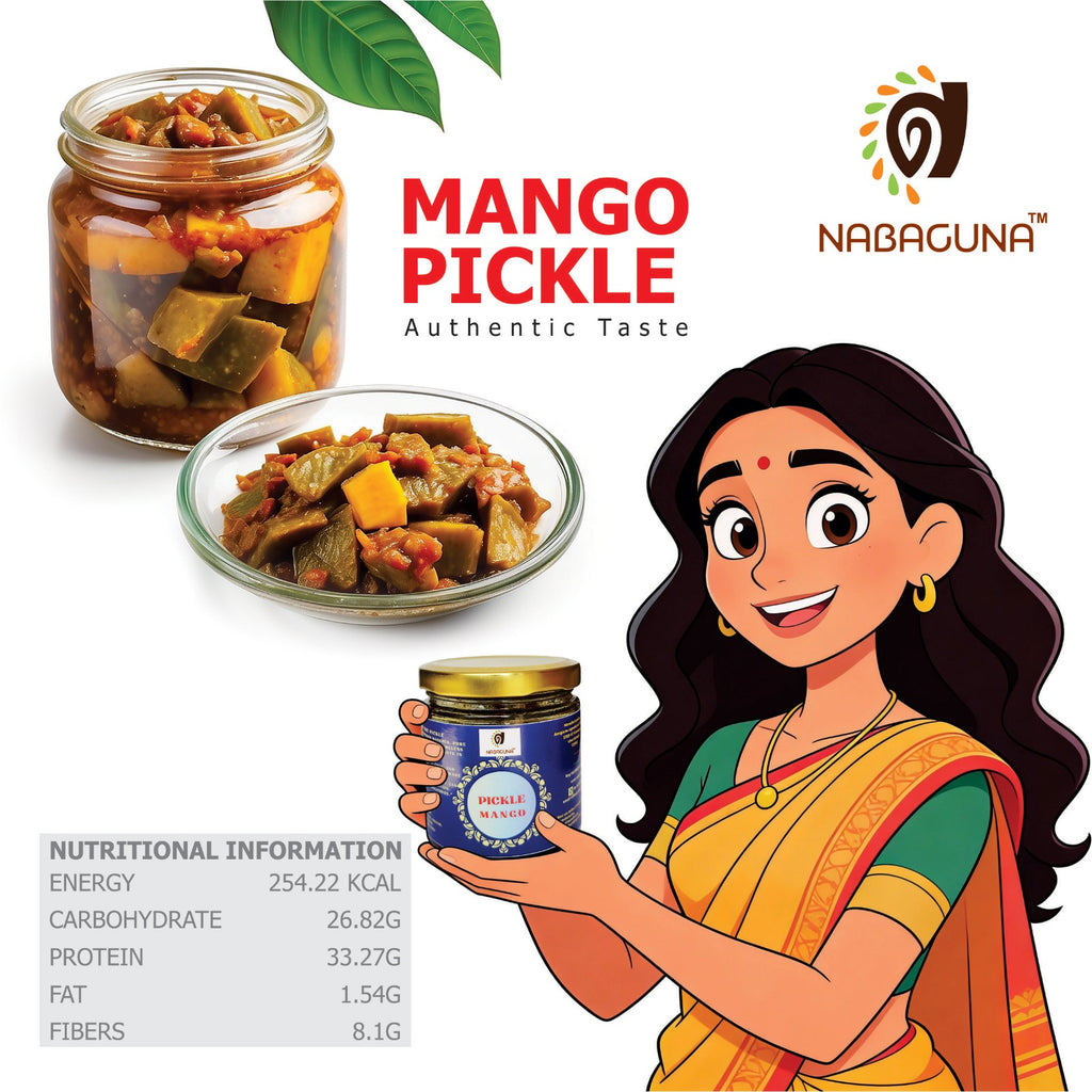 NABAGUNA Mushroom Mango Pickle